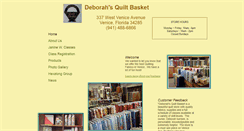 Desktop Screenshot of debsquiltbasket.com