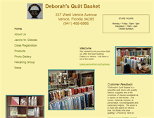 Tablet Screenshot of debsquiltbasket.com